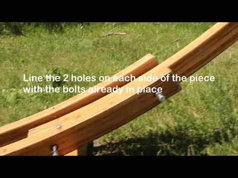 Bamboo Hammock Stand - Eco-Friendly XL